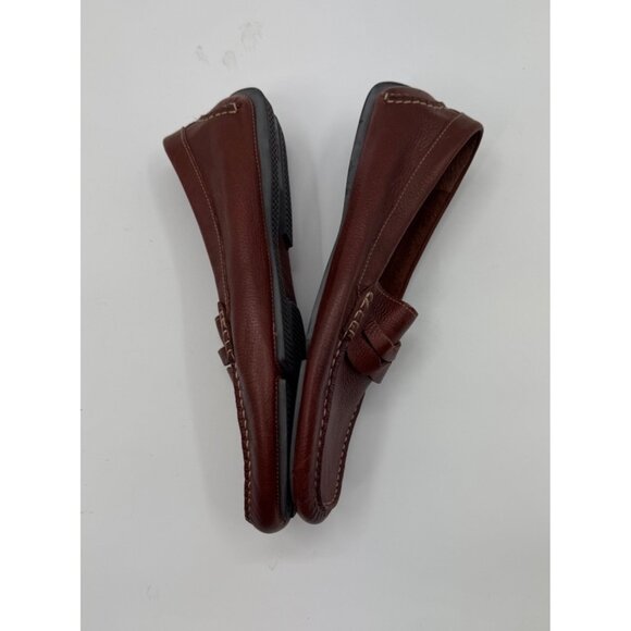Johnston & Murphy Mens Driving Moccasin Leather Loafers With Rubber Soles Sz10 - Picture 6 of 10